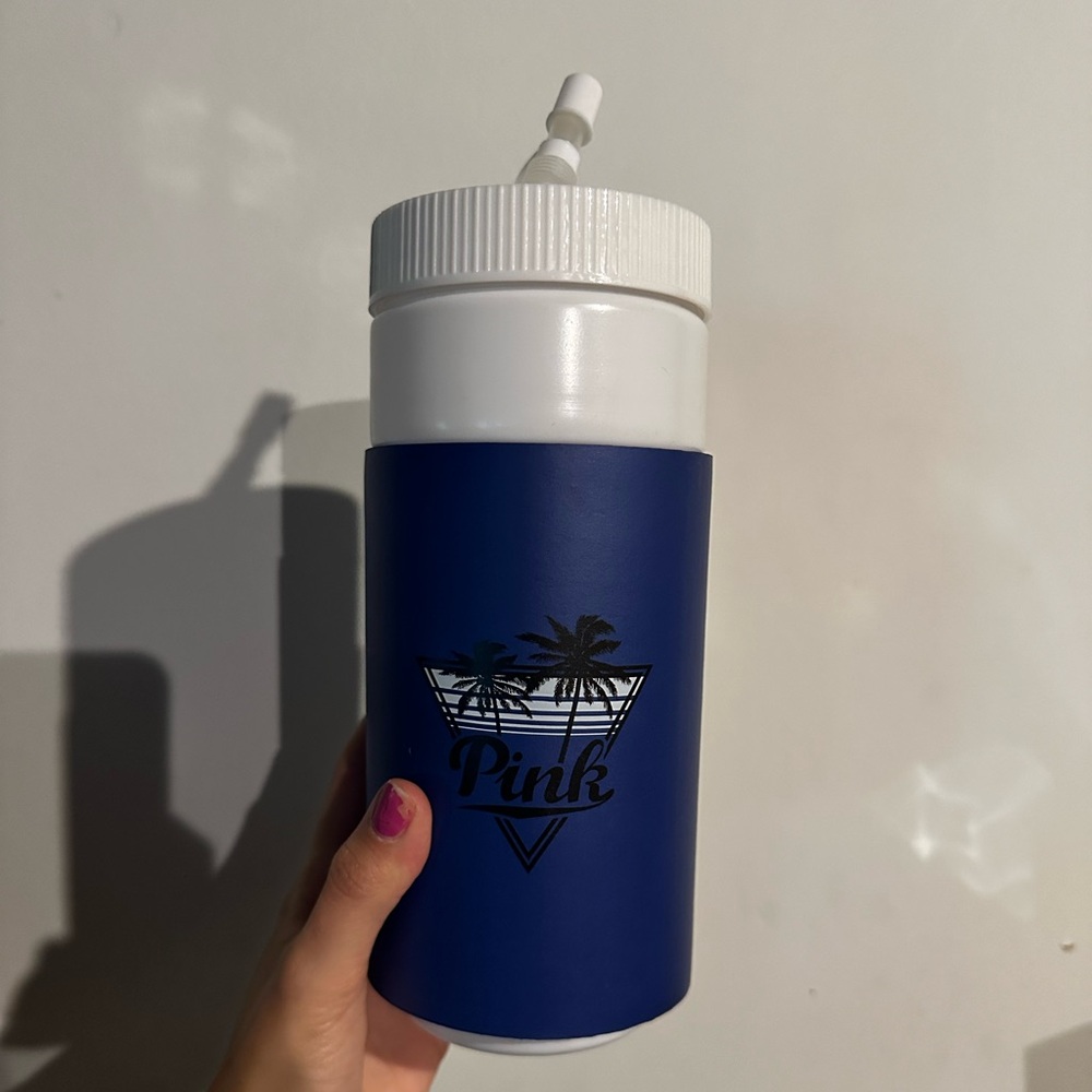 VS Pink retro water bottle
